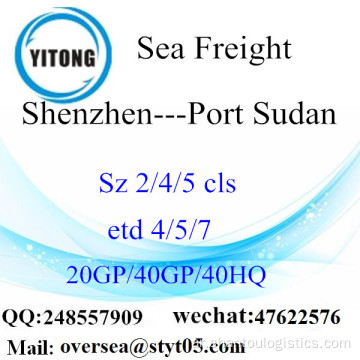 الشحن البحري ميناء شنتشن الشحن إلى ميناء بور سودان
